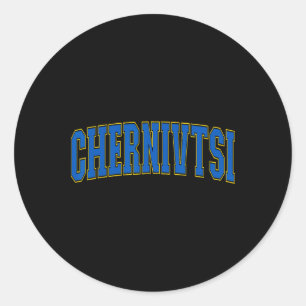Oekraïne Liefhebbers Patriottisch Trotse Oekraïens Ronde Sticker