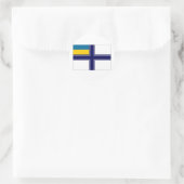 Oekraïne Marine vaandel jurk Vlag Ronde Sticker (Tas)