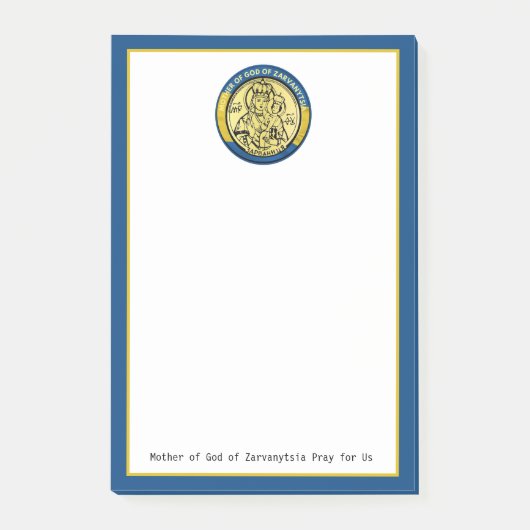 OEKRAÏNE MOEDER VAN GOD VAN ZARVANYTSIA RELIGIEUS POST-IT® NOTES (Voorkant)