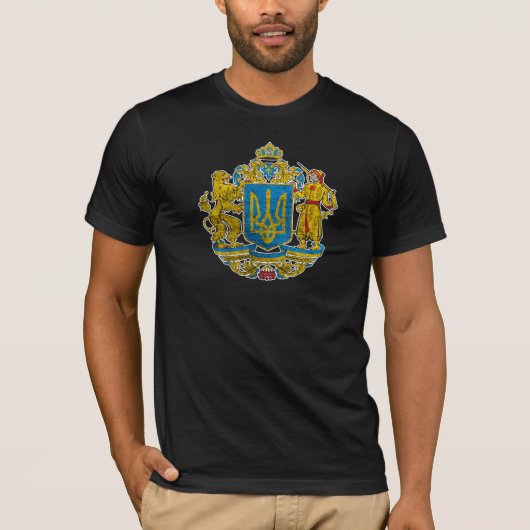 Oekraïne, Nationaal Embleem T-shirt (Voorkant)
