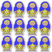 Oekraïne Nesting Doll Sticker (Voorkant)