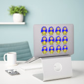 Oekraïne Nesting Doll Sticker (Laptop op bureau)