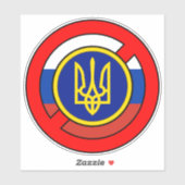 Oekraïne - niet Rusland Sticker (Vel)