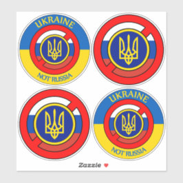 Oekraïne - niet Rusland sticker