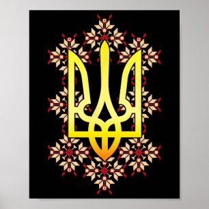Oekraïne Oekraïense Kozak Kiev Thuisland Land St Poster