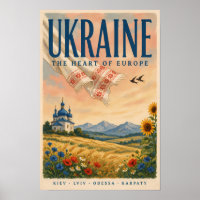 Oekraïne Oekraïense Landschapsillustratie Reizen
