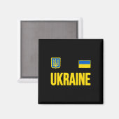 Oekraïne Oekraïense Vlag 2 Magneet (Voorkant / Achterkant)