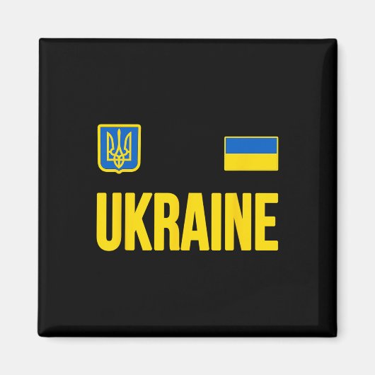 Oekraïne Oekraïense Vlag 2 Magneet (Voorkant)