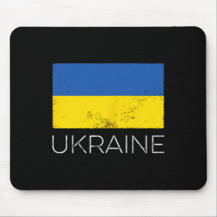 Oekraïne Oekraïense Vlag Vintage Oekraïne Mini Vla Muismat
