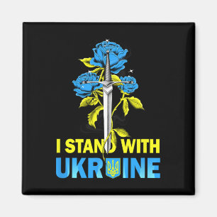Oekraïne Oekraïense Vlag Zwaard Oekraïne Ik Sta Me Magneet