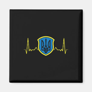 Oekraïne Oekraïners Oekraïens Kiev Trysub Vlag 13 Magneet