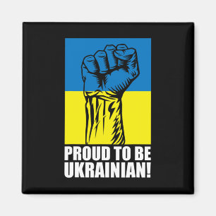 Oekraïne Oekraïners Oekraïens Kiev Trysub Vlag 14 Magneet