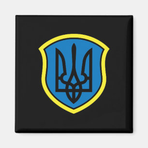 Oekraïne Oekraïners Oekraïens Kiev Trysub Vlag 15 Magneet