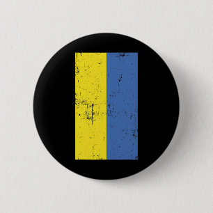 Oekraïne Oost-Europa Kiev Vervallen Vlag Ronde Button 5,7 Cm