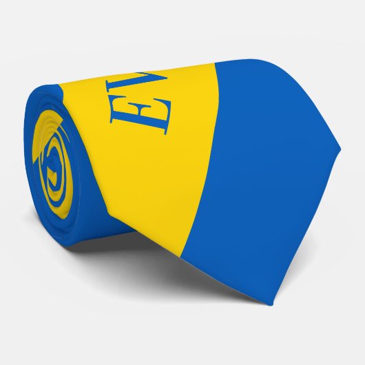 Oekraïne Pap Beste pap ooit Happy Vaderdag Stropdas (Opgerold)