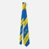 Oekraïne Pap Beste pap ooit Happy Vaderdag Stropdas (Achterkant)