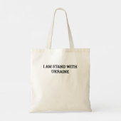 Oekraïne Patriottische hartkloppingen op gewicht Tote Bag (Achterkant)