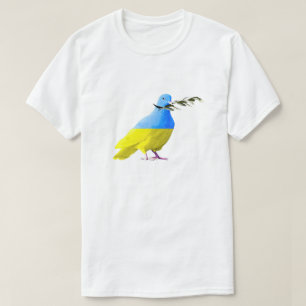 Oekraïne - Peace Dove - Oekraïense vlag - vrede T-shirt