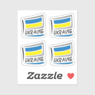 Oekraïne Pride X Vlag Sticker