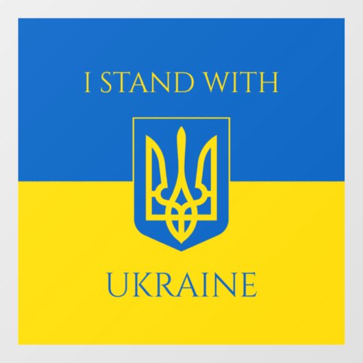 oekraïne raamsticker (Vel)