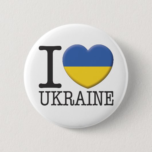 Oekraïne Ronde Button 5,7 Cm (Voorkant)