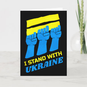 Oekraïne Shirt Oekraïense Steun Oekraïne Ik Sta Er Kaart