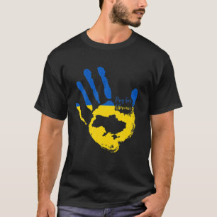 Oekraïne staat op de kaart van Oekraïne T-shirt