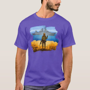 Oekraïne Stempel Oekraïne Postzegel Vlag Oekraïens T-shirt