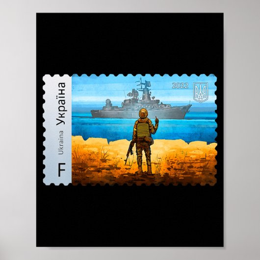  Oekraïne: Stempelvlag Pride Moeder Poster (Voorkant)