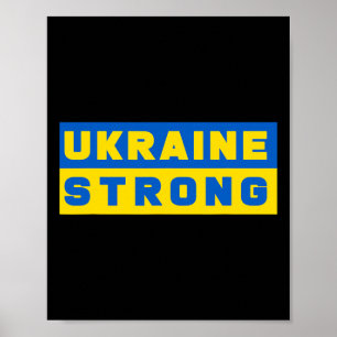Oekraïne Sterk Steun Oekraïne Poster