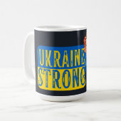 Oekraïne Sterke Rosie de Riveter Koffiemok (Voorkant links)