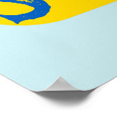 Oekraïne Sterke Rosie de Riveter Poster (Hoek)