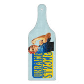 Oekraïne Sterke Rosie de Riveter Snijplank (Voorkant)