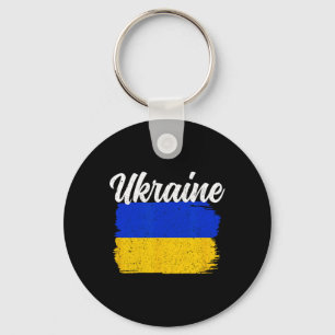 Oekraïne Steun Oekraïense Vlag Vrijheid Solidarite Sleutelhanger