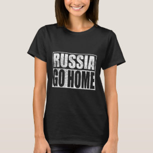 Oekraïne Steun Rusland Ga Naar Huis Meme Vladimir T-shirt