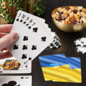 Oekraïne - Steun - Vrijheidsprijs - Oekraïense vla Pokerkaarten (Insitu)