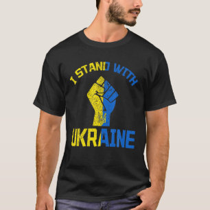 Oekraïne steunen Ik sta volledig achter Oekraïne T-shirt