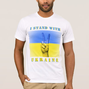 Oekraïne steunt - ik sta bij Oekraïne - vrijheid T-shirt