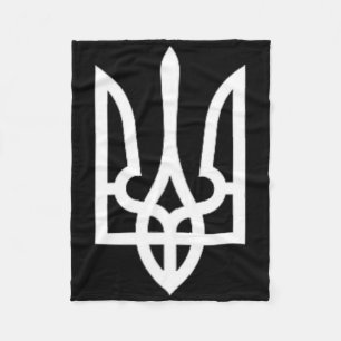 Oekraïne Symbool Midden Oekraïense Leger Militaire Fleece Deken