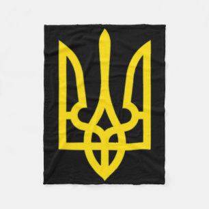 Oekraïne Symbool Midden Oekraïense Leger Militaire Fleece Deken