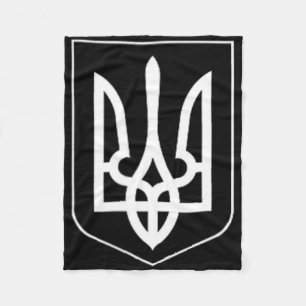 Oekraïne Symbool Midden Oekraïense Leger Militaire Fleece Deken