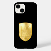 Oekraïne Trident Gyrfalcon Crest Gold Look Case-Mate iPhone Case (Achterkant)