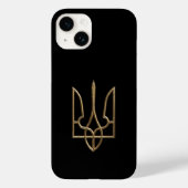 Oekraïne Trident Gyrfalcon Crest gouden deuk Case-Mate iPhone Case (Achterkant)