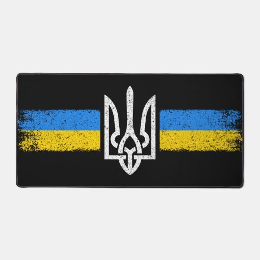 Oekraïne Trident - Oekraïne vlag symbool Bureaumat (Voorkant)