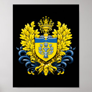 Oekraïne trots Oekraïense president Volodymyr Zele Poster