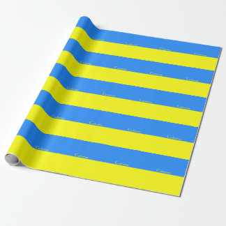 Oekraïne Vlag Blauw Geel Thunder_Cove Cadeaupapier