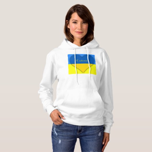Oekraïne Vlag Blauw Geel Thunder_Cove Hoodie (Voorkant volledig)