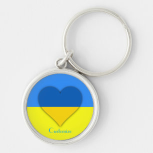 Oekraïne Vlag Blauw Geel Thunder_Cove Sleutelhanger