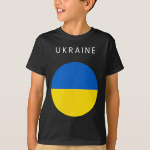 Oekraïne Vlag - Minimalistisch Souvenir Wereld Rei T-shirt