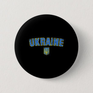 Oekraïne Vlag Vintage Mannen Vrouwen Kinderen Oekr Ronde Button 5,7 Cm